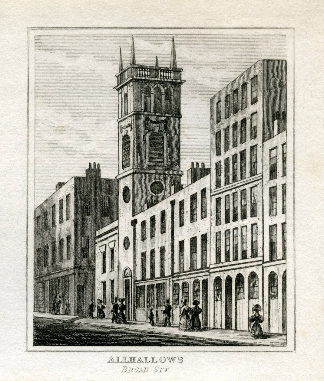 Allhallows Church بواسطة غير معروف