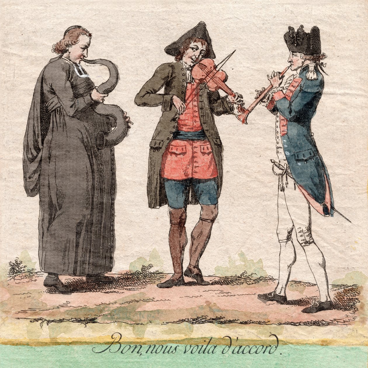 حسنًا ، نحن بخير ، فرنسا ، حوالي عام 1789 (نقش) بواسطة فنان غير معروف