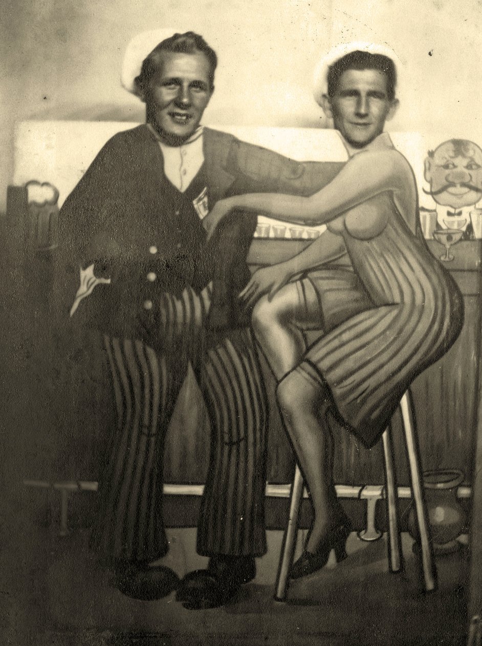 صورة أركيد لاثنين من البحارة الأمريكيين ، حوالي عام 1939 (صورة بالأبيض والأسود) بواسطة جست ليش