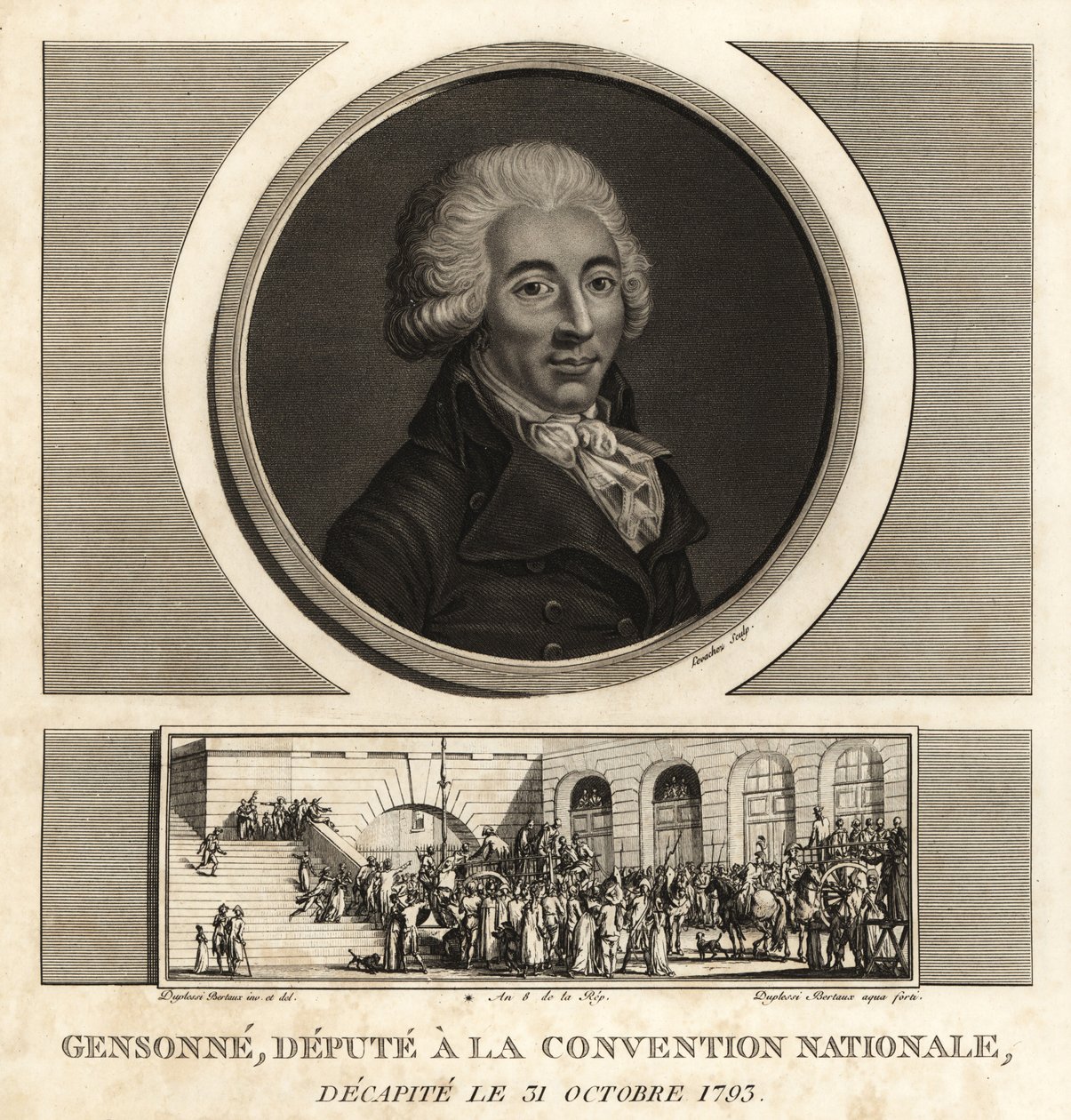 أرماند جينسون (1758-1793) ، سياسي فرنسي ونائب المؤتمر بواسطة غير معروف