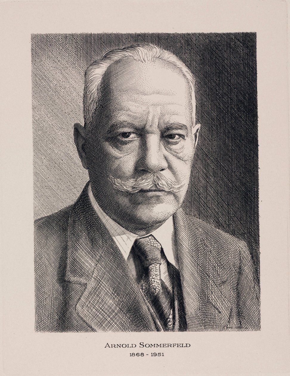 أرنولد سومرفيلد ، عالم فيزياء ألماني ، عام 1930 بواسطة غير معروف