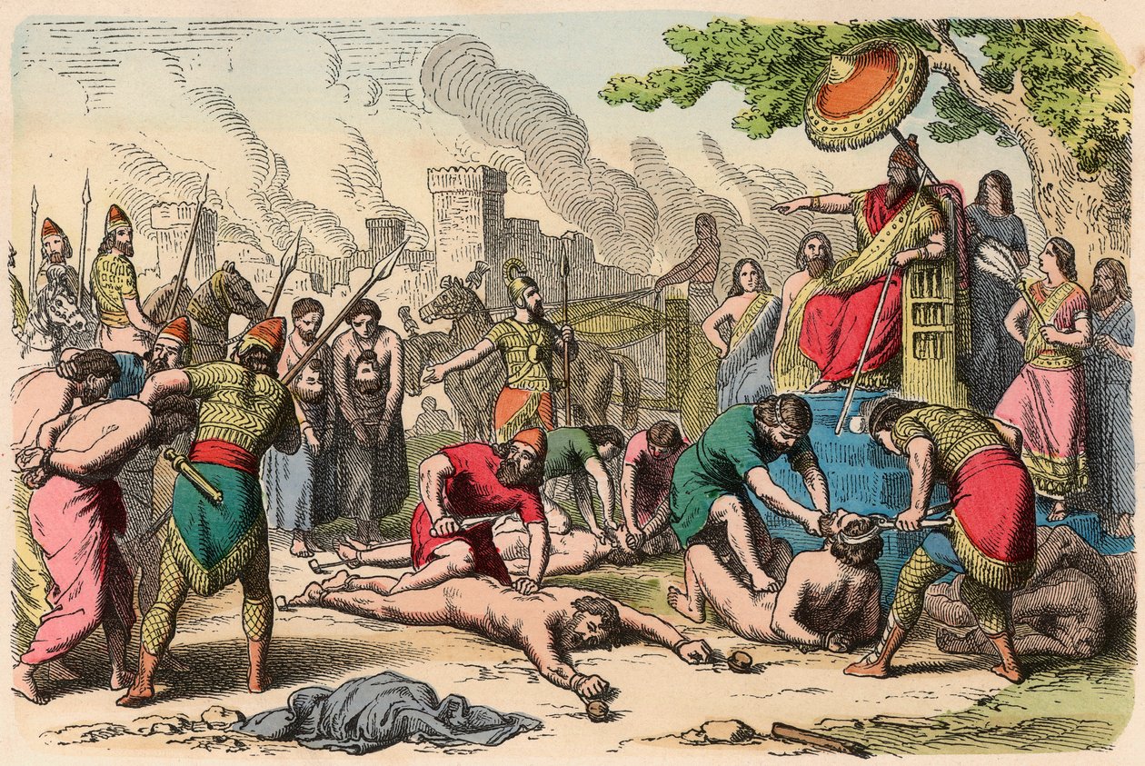 Assyrians: The torturing and execution of prisoners of war بواسطة غير معروف