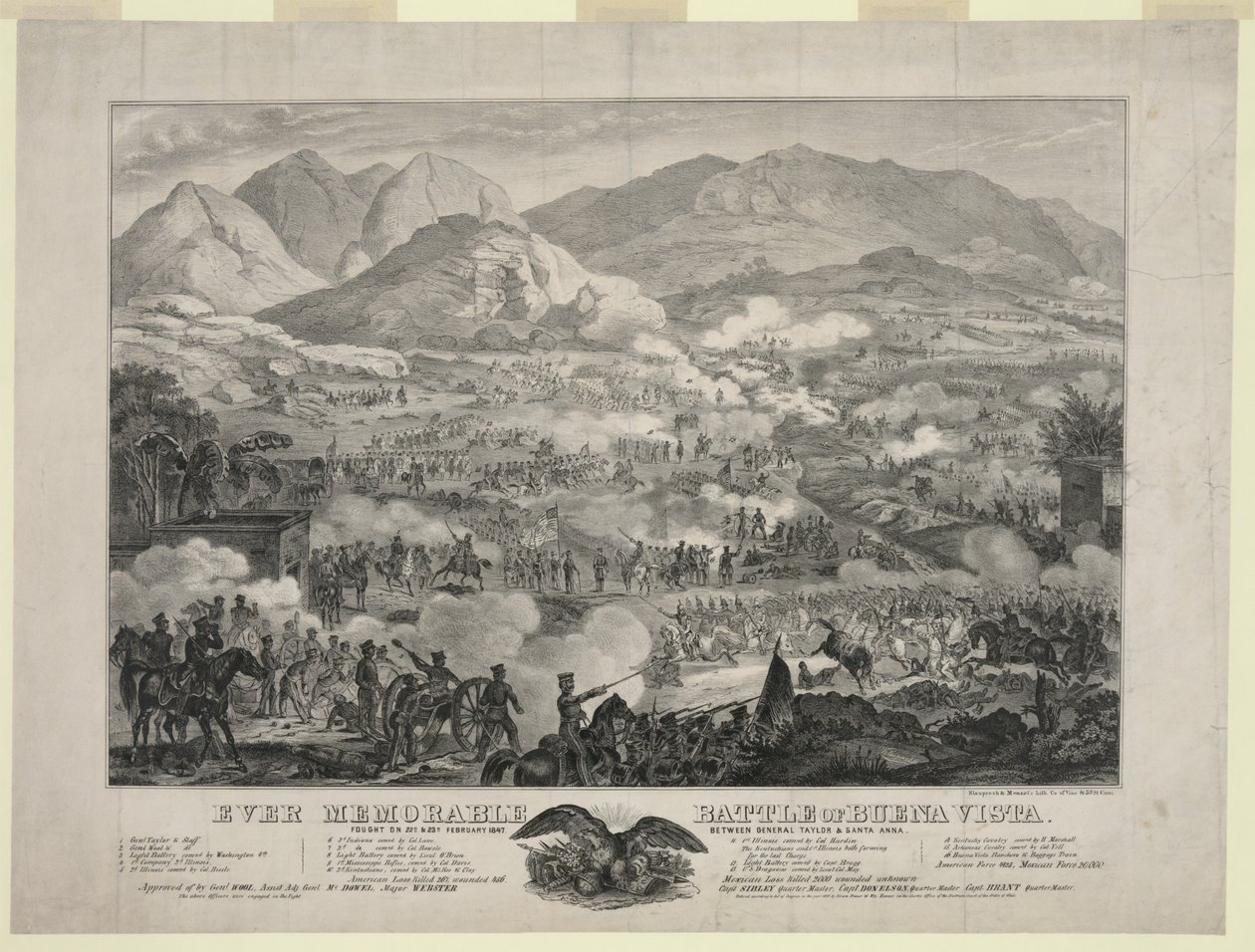 Battle of Buena Vista also known as Battle of Angostura, General Zachary Taylor