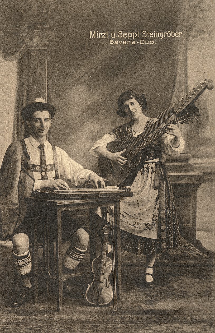 بافاريا ديو ، ألمانيا ، حوالي عام 1910 (بطاقة بريدية) بواسطة فنان غير معروف
