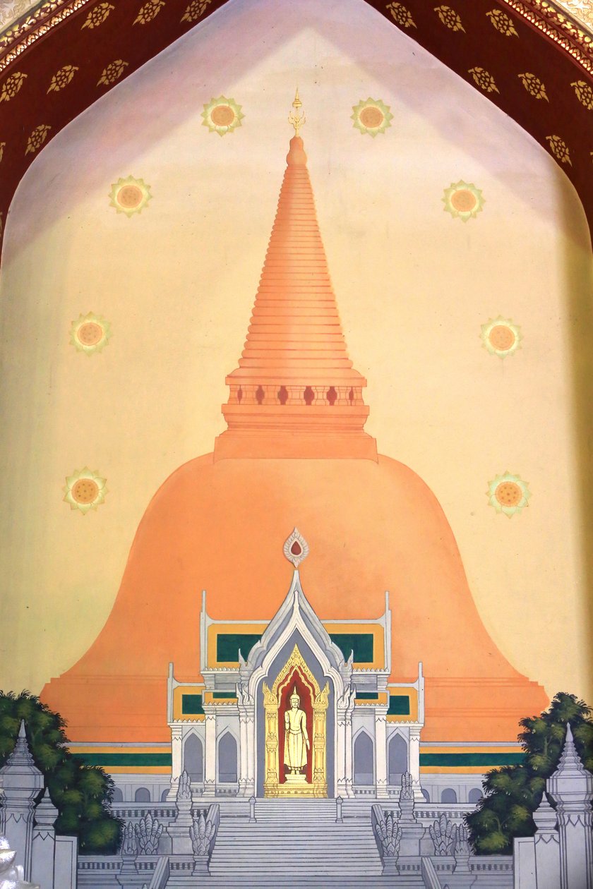 بوذا. معبد الرخام. وات Benchamabophit Dusitvanaram Ratchaworawiharn. 1899. بانكوك. تايلاند بواسطة غير معروف