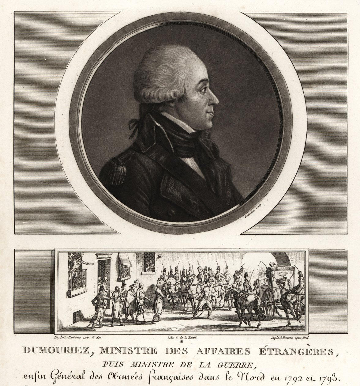 Charles-Francois du Perier Dumouriez ، الجنرال الفرنسي أثناء الحروب الثورية الفرنسية بواسطة غير معروف