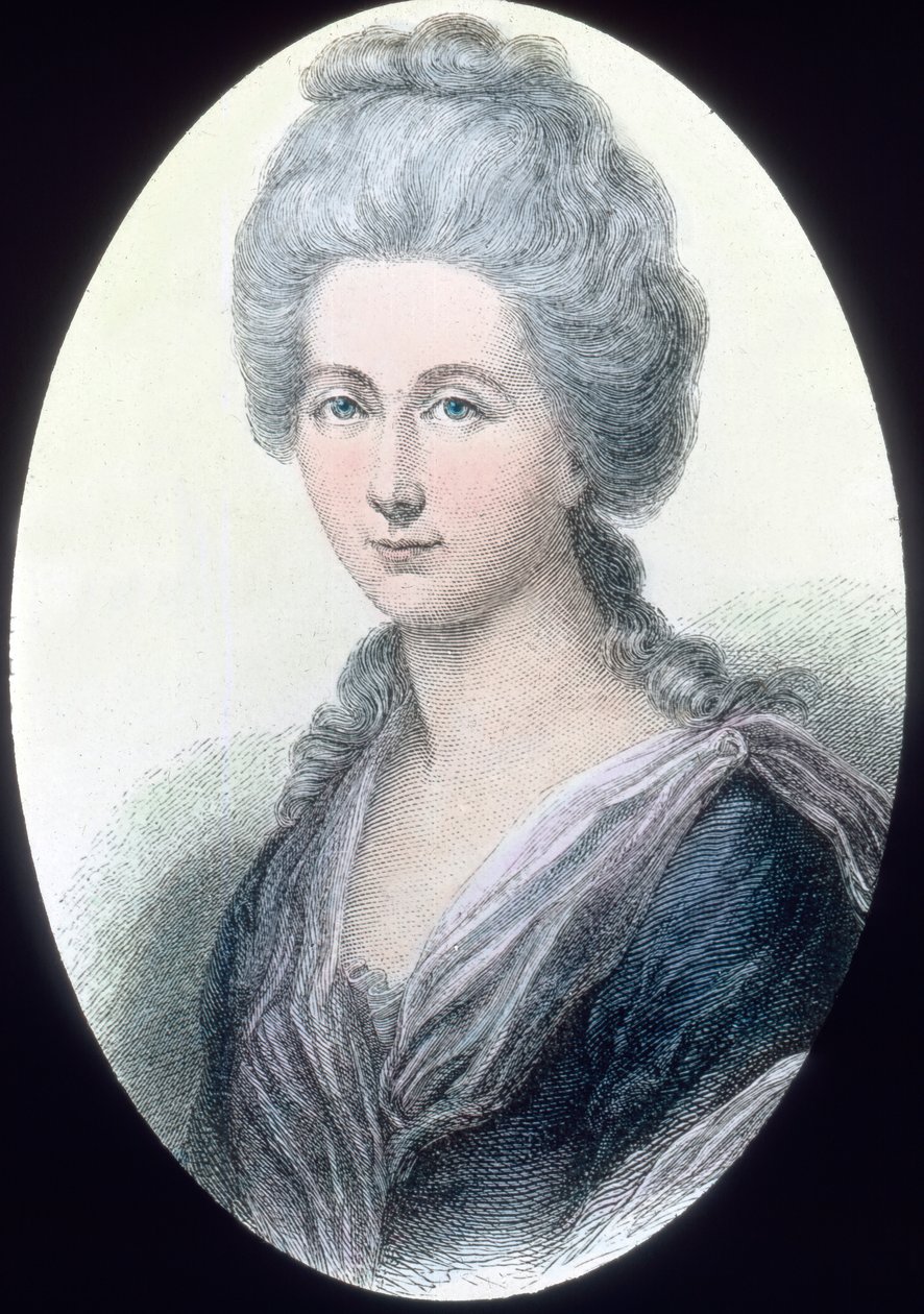 شارلوت كستنر ، شخصية لوت في The Sorrows of Young Werther لجوته بواسطة فنان غير معروف