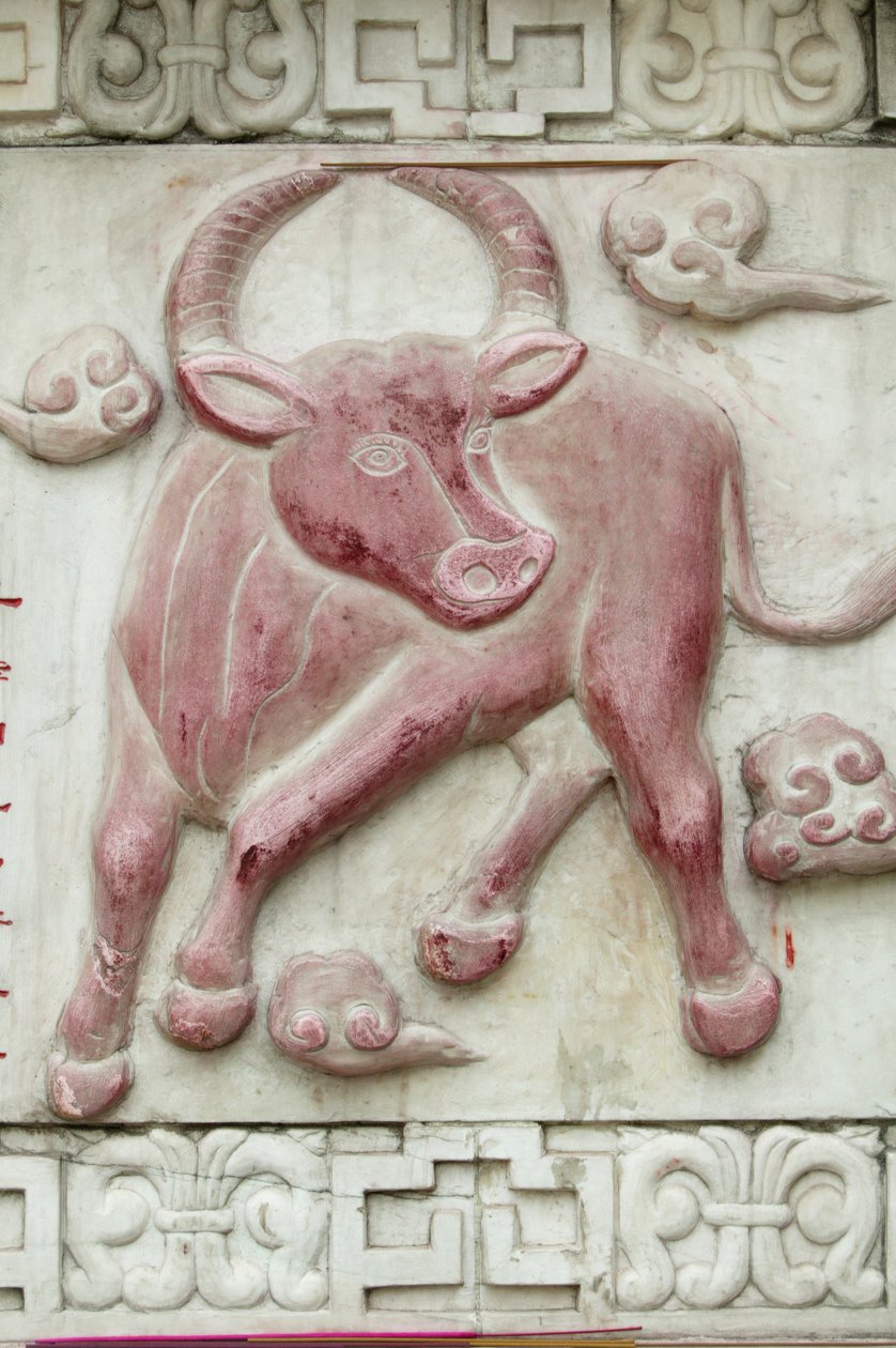 Chinese astrological sign. White cloud temple Beijing China بواسطة غير معروف