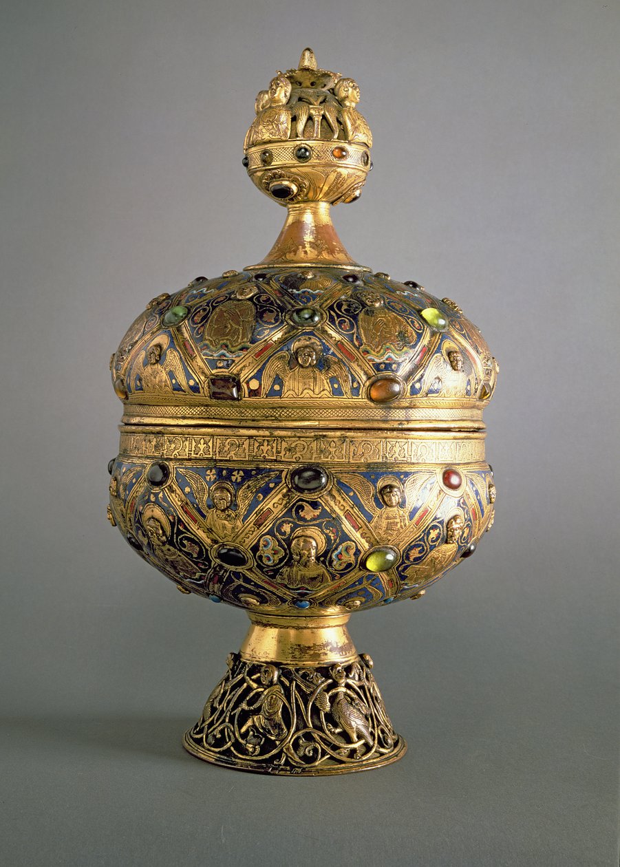 Ciborium ، صنع في ليموج بواسطة G. Alpais للدير في Montmajour بواسطة غير معروف