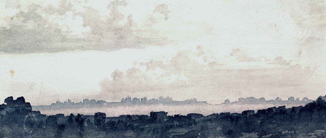 دراسة السحابة بواسطة Luke Howard، c 1808-1811 بواسطة فنان غير معروف