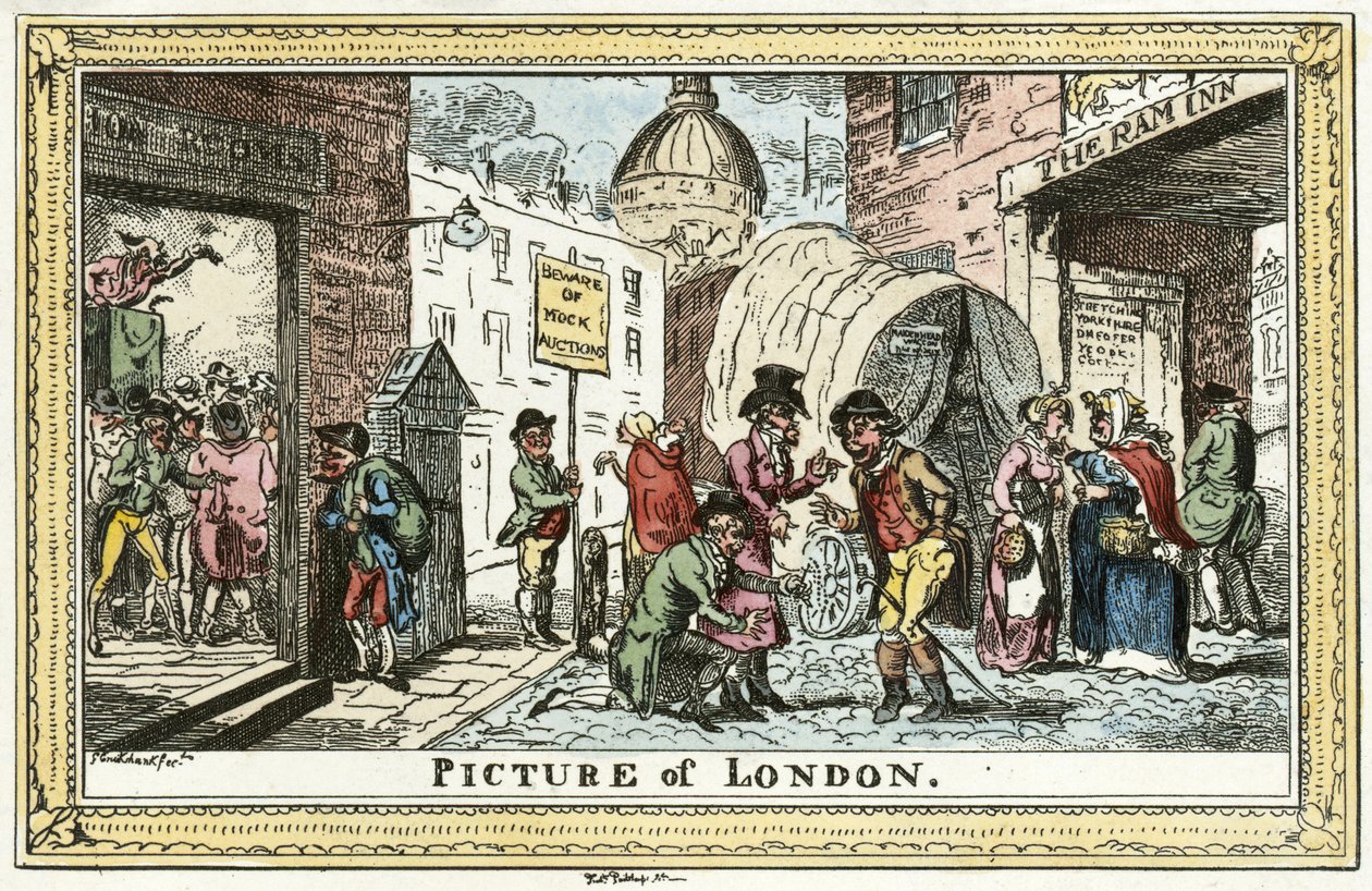 Cruikshank - صورة لندن بواسطة فنان غير معروف