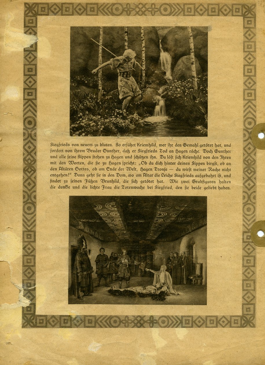DIE NIBELUNGEN 1924-SYNOPSIS (La mort de Siegfried)-08 بواسطة غير معروف