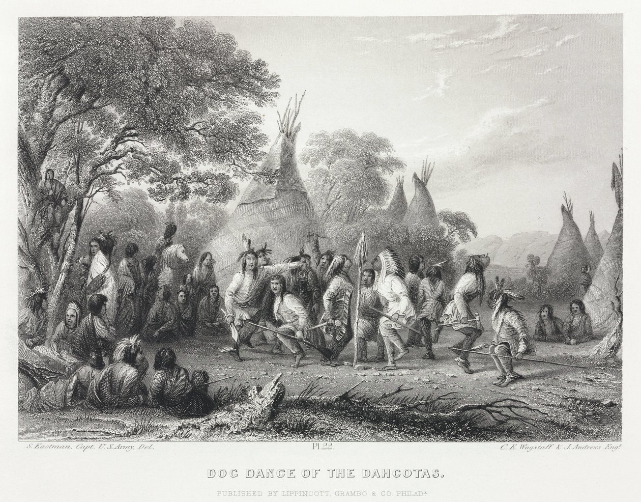 Dog Dance of the Dahcotas [sic], North America بواسطة غير معروف