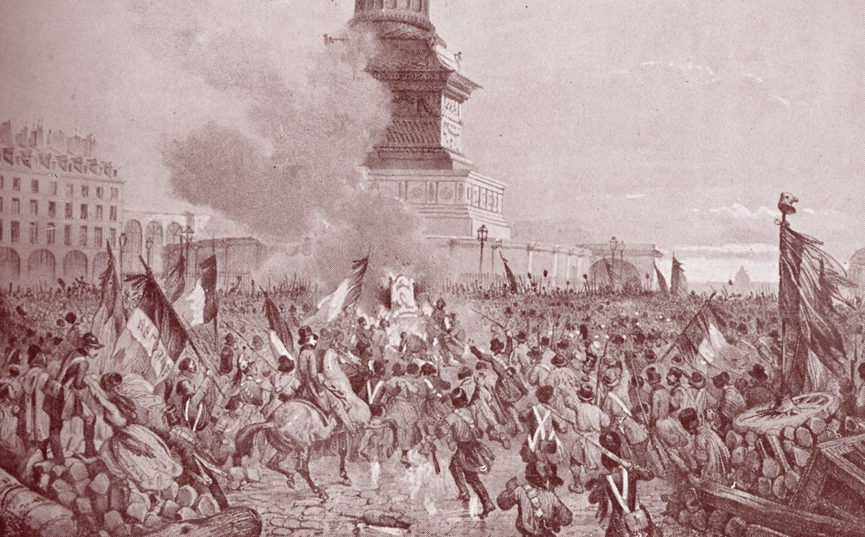 French Revolution of 1848 (engraving) بواسطة جان كورنيليس وودانوس