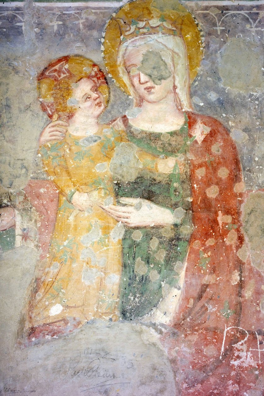 فريسكو (XV) ، حوض ليماريا (المبنى الروماني الحادي عشر) ، متحف كابيتولار ، أتري ، أبروز ، إيطاليا بواسطة غير معروف
