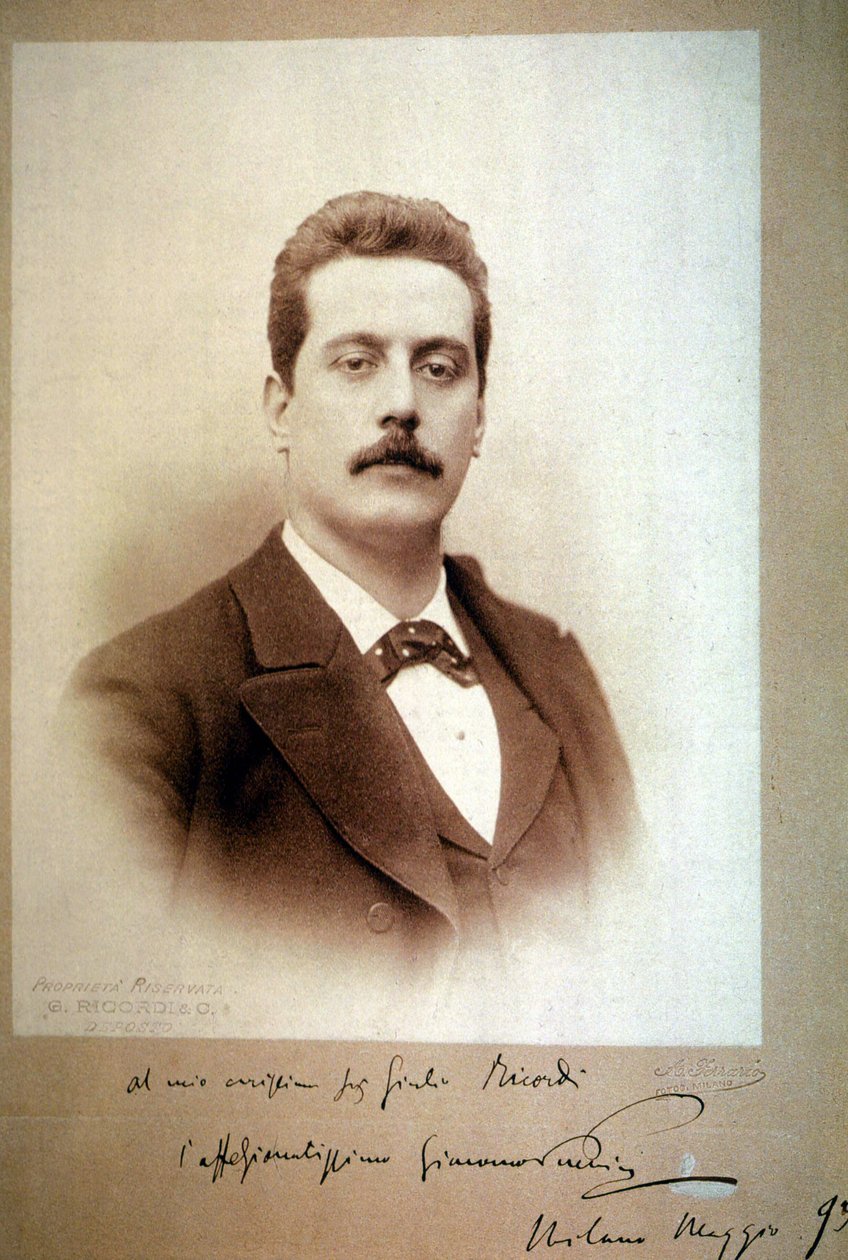 جياكومو بوتشيني (1858-1924) في عام 1893. بواسطة غير معروف