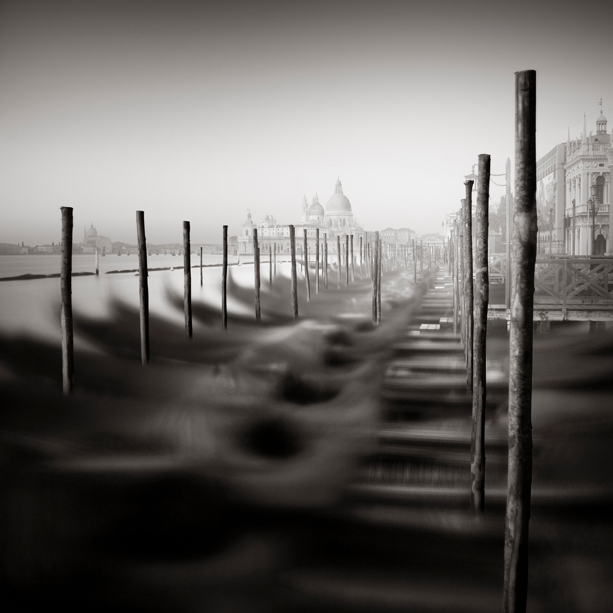 الجندول - الدراسة 8 البندقية ، إيطاليا ، 2013 (b / w photo) بواسطة فنان غير معروف