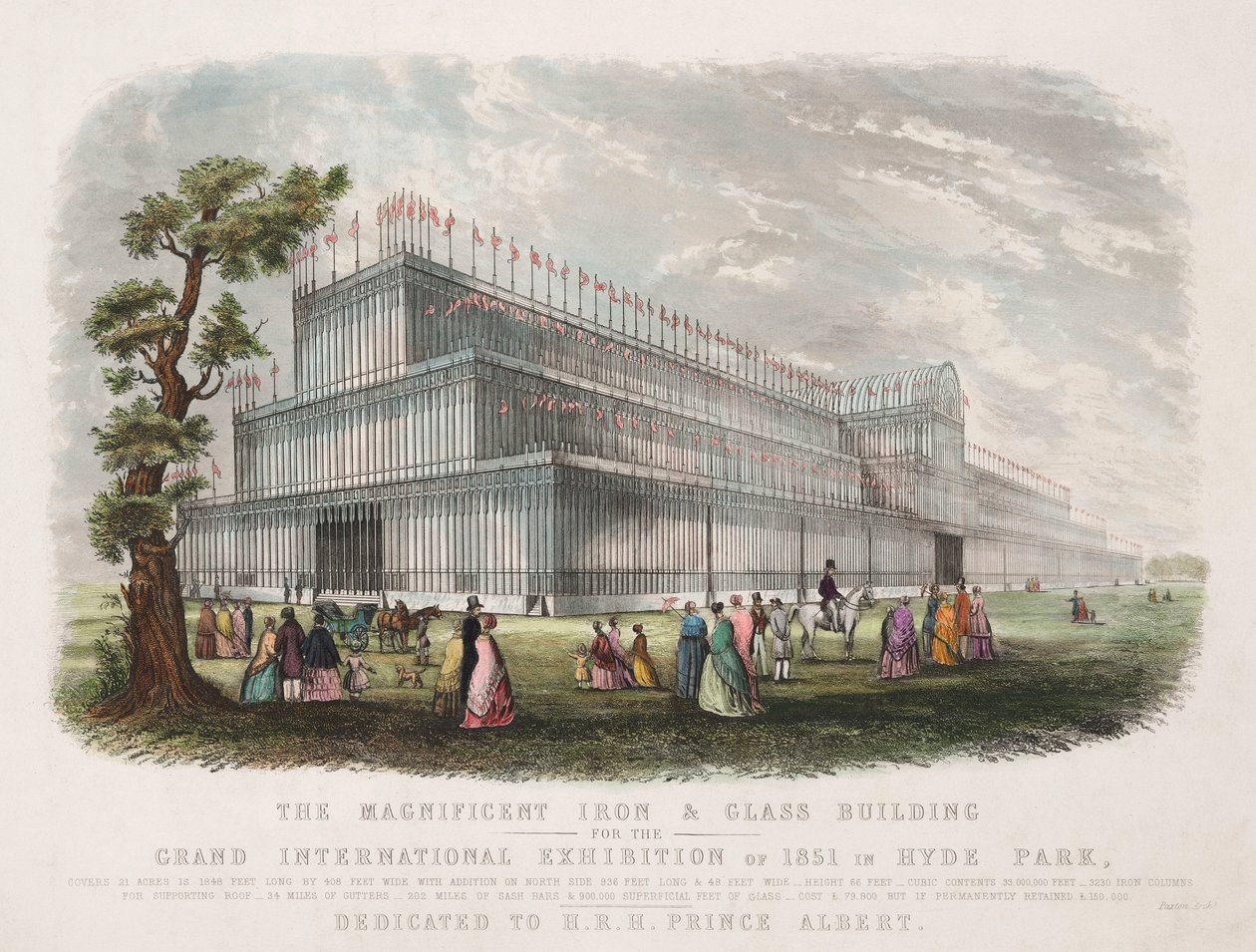 Great Exhibition 1851 The Crystal Palace, London بواسطة غير معروف