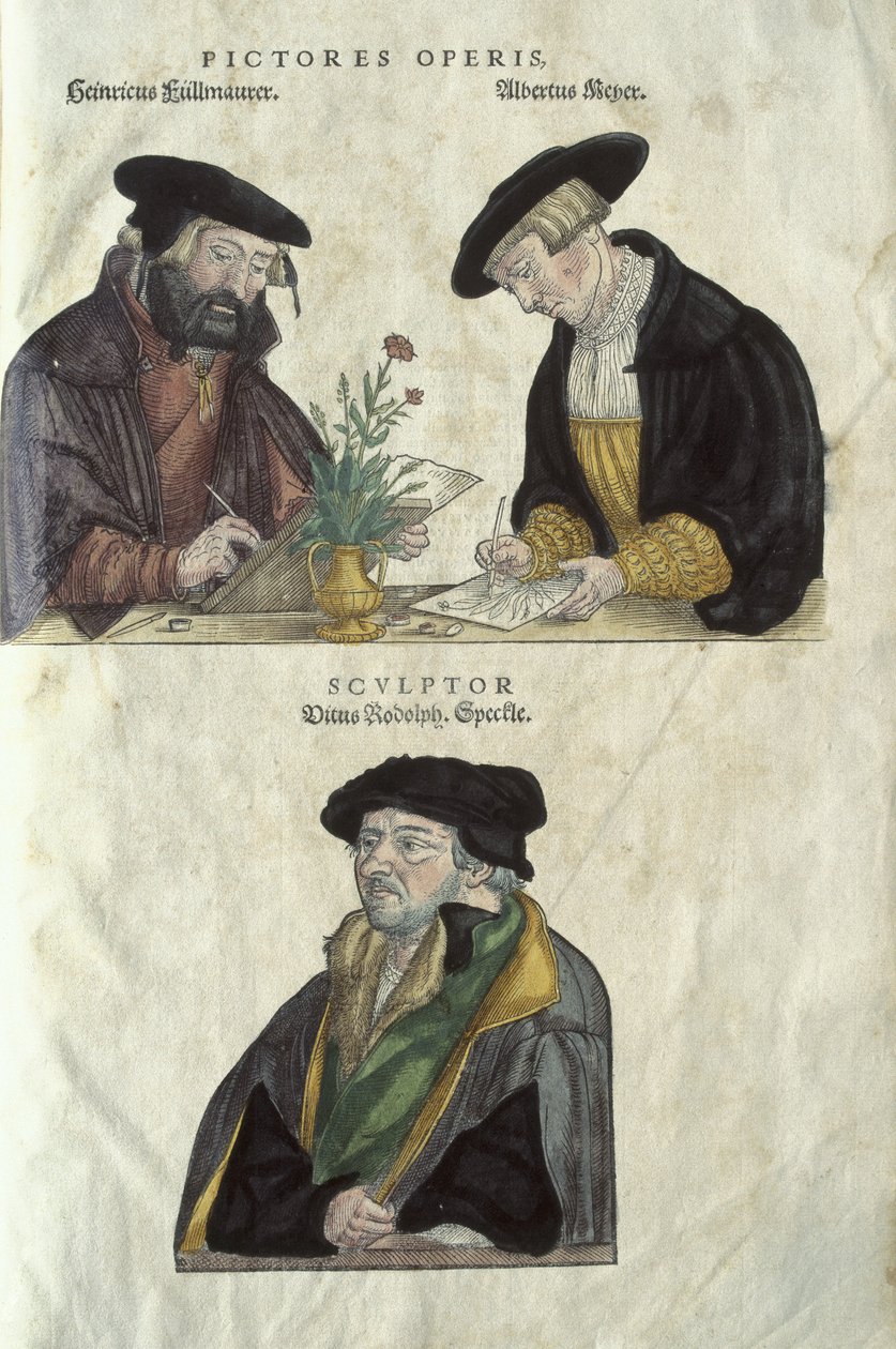 Herbals Albrecht Mayer و Veil Rudolph Speckle و Heinrich Fullmaurer بواسطة غير معروف