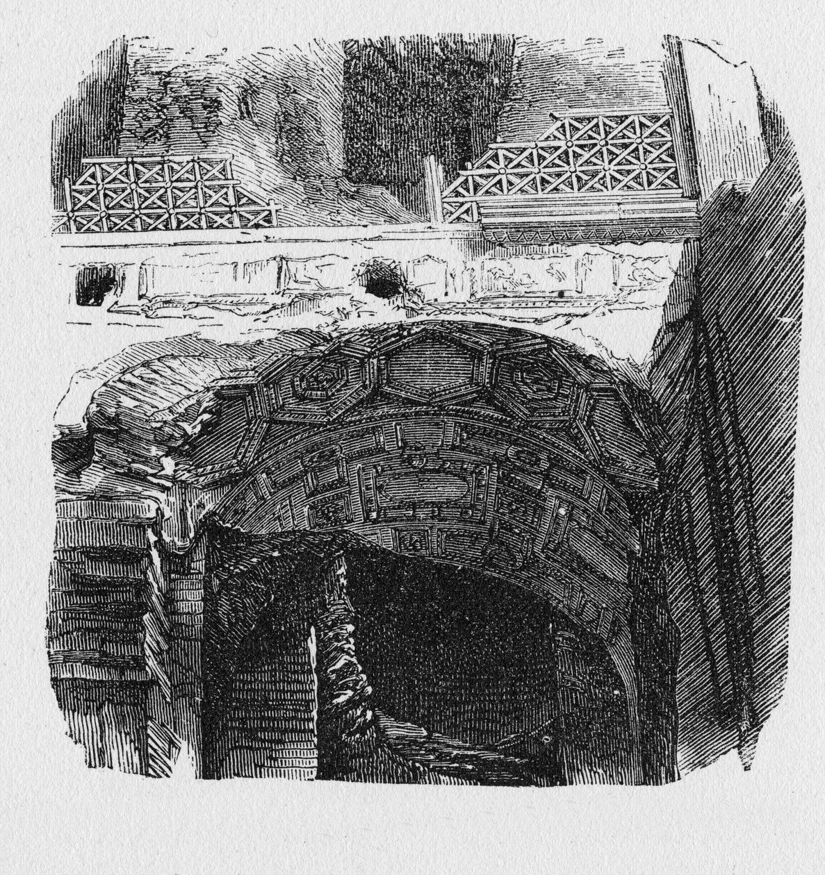 تاريخ روما القديمة. نقوش روما عام 1872 بواسطة غير معروف