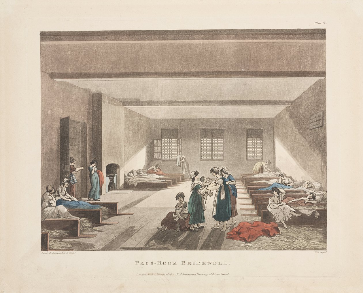المستشفيات ïPass-room Bridewell بواسطة فنان غير معروف