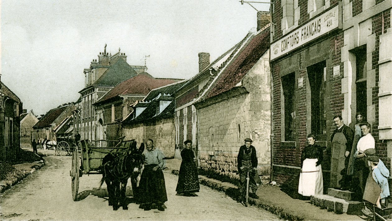 Les Comptoirs Français ، فرع المنتجات الغذائية ، في ريمي ، ج. 1900 و 1914 بواسطة فنان غير معروف