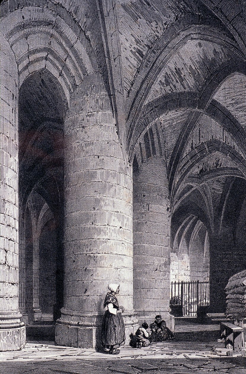 مانش إن * 020 ، متحف أفانش ، "" سرداب مونت سانت ميشيل "، بقلم سيتشان (1842) بواسطة غير معروف