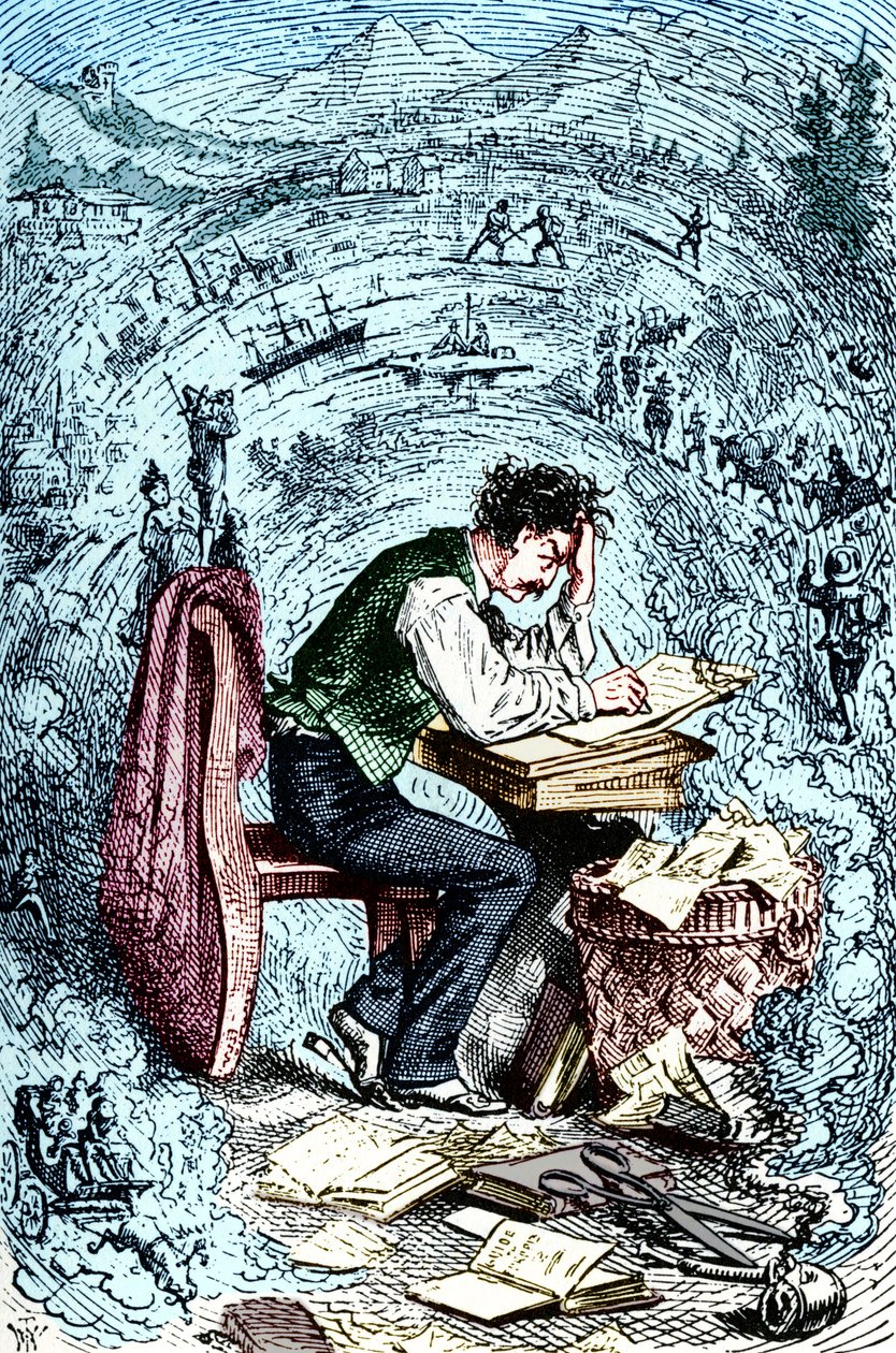 كتب مارك توين "الأبرياء في الخارج" ، نُشر لأول مرة عام 1869. المؤلف الأمريكي: 30 نوفمبر 1835 ، 21 أبريل 1910. بواسطة غير معروف