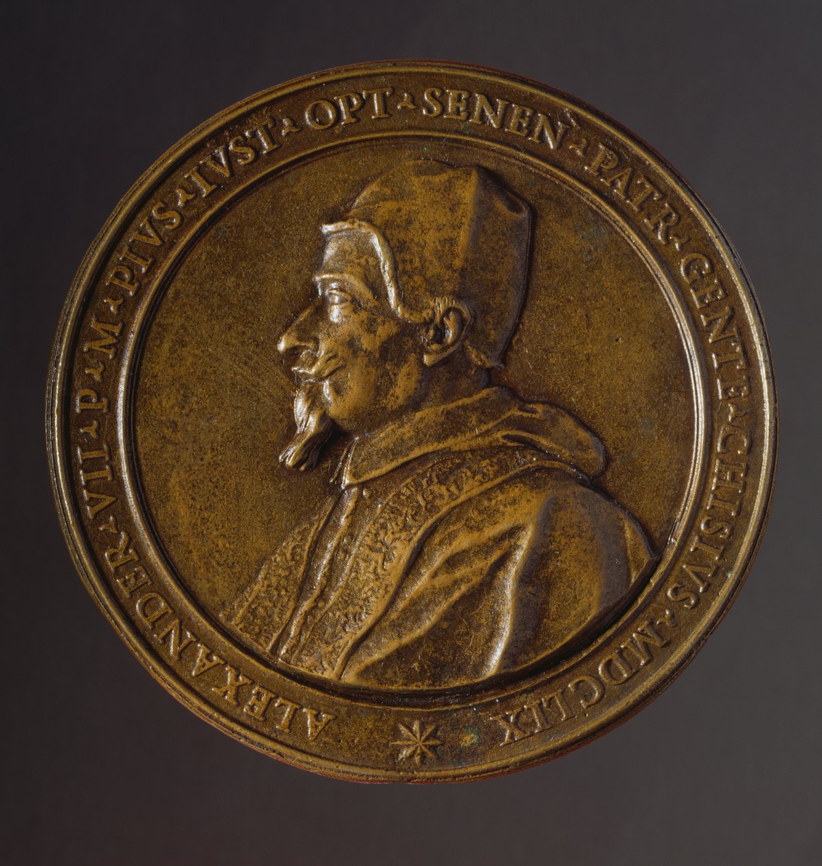 اجتاحت روما ميدالية إحياء لذكرى الطاعون في الأعوام 1656-1657 بواسطة فنان غير معروف