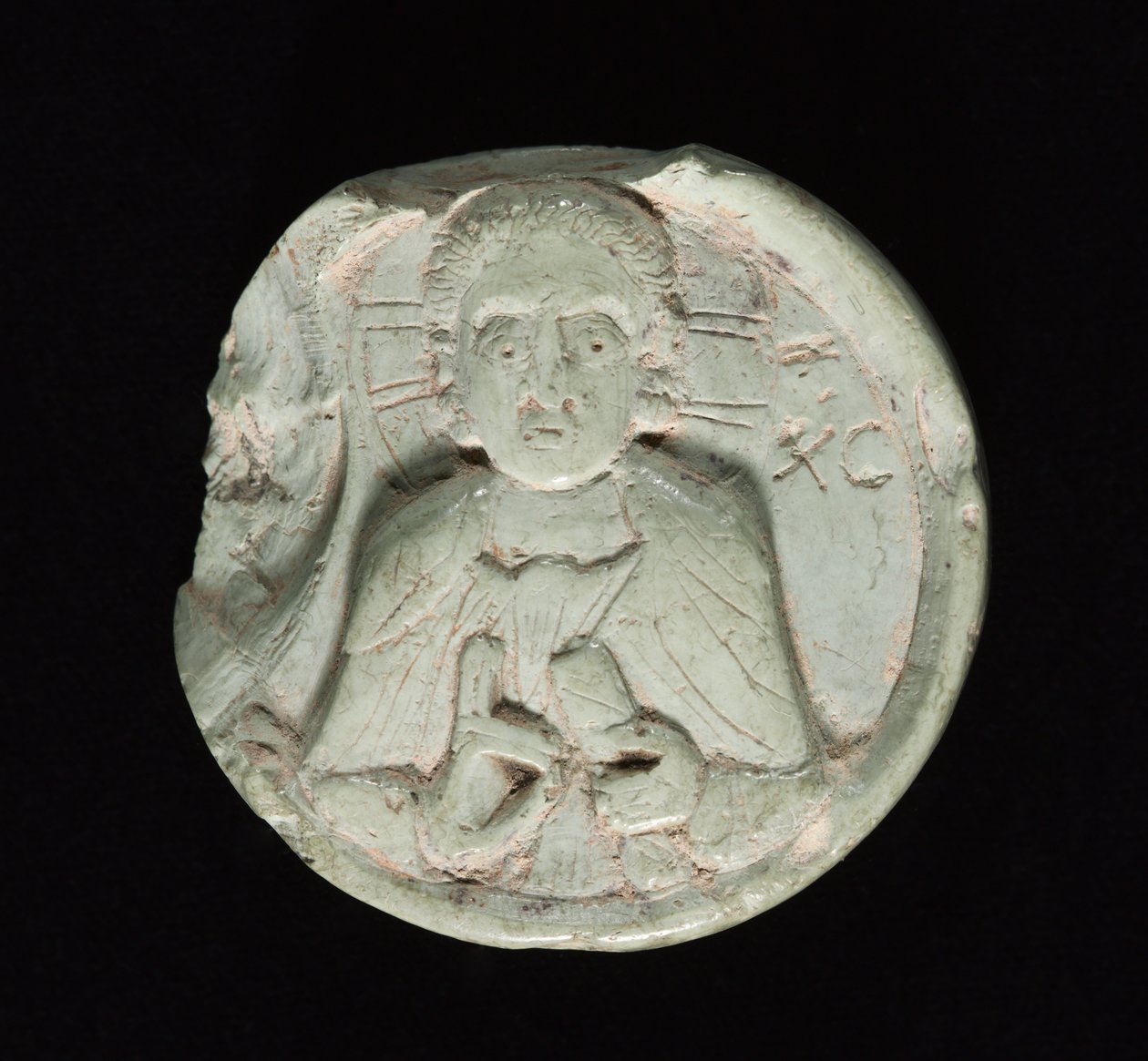 ميدالية مع المسيح حوالي 1200-1400 بواسطة غير معروف