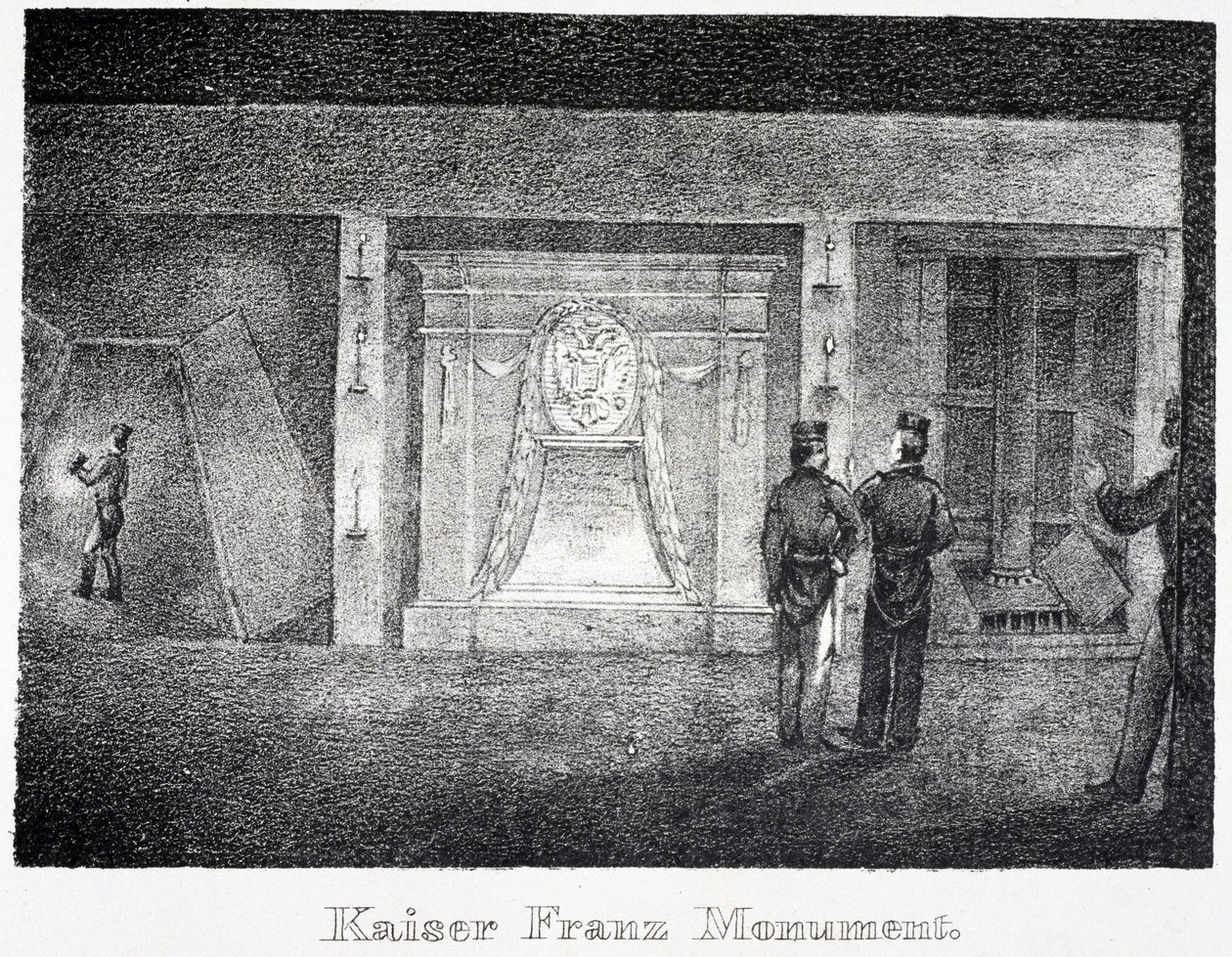 منجم الملح: نصب تذكاري تحت الأرض لـ Kaiser Franz ، عند مدخل المنجم ، في Durrnburg ، النمسا بواسطة غير معروف