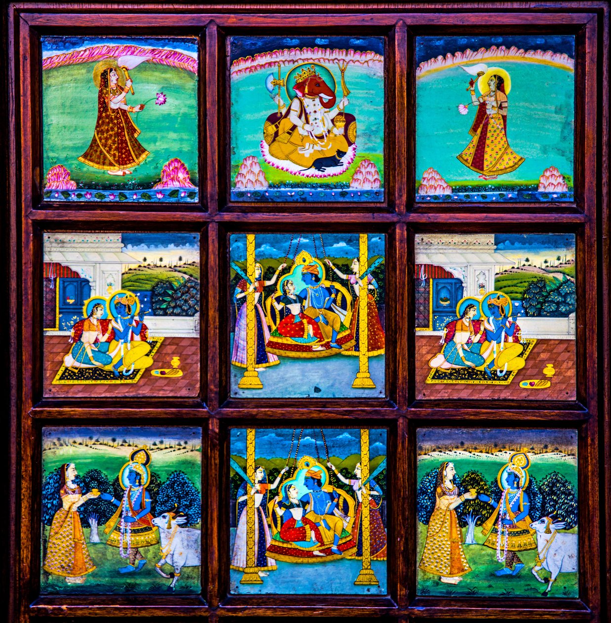 الرسم المصغر والفنون والحرف اليدوية في راجستان وراجستان والهند وآسيا (صورة) بواسطة فنان غير معروف