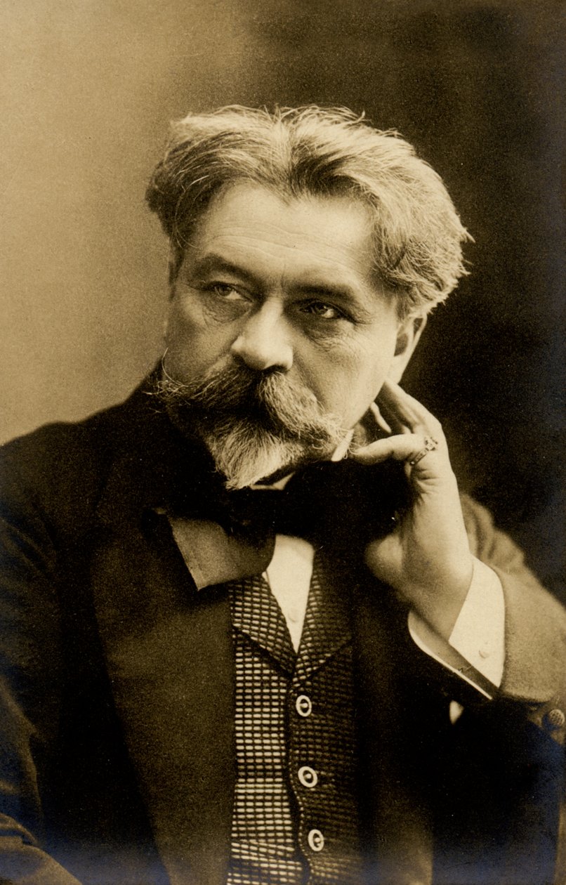 موسيقى. قائد الأوركسترا الهنغاري آرثر نيكيش. صور ، ألمانيا ، حوالي 1900 (بطاقة بريدية) بواسطة فنان غير معروف