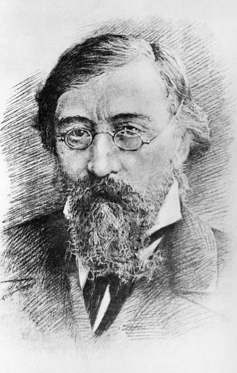 نيكولاي جي ، تشيرنيشيفسكي (1828 - 1889) ، من نقش. بواسطة غير معروف
