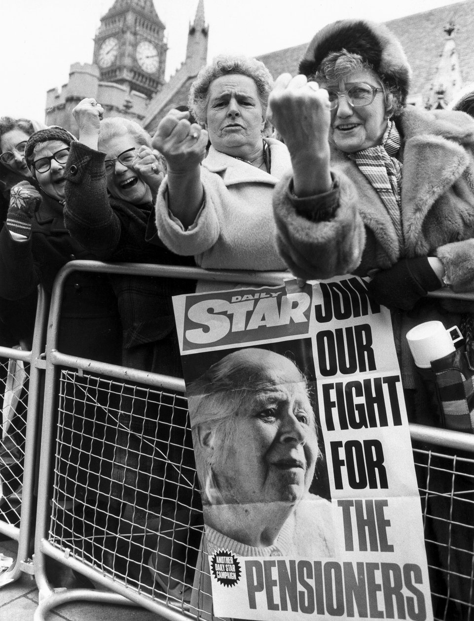 لوبي OAPs ، لندن ، مارس 1981 بواسطة غير معروف