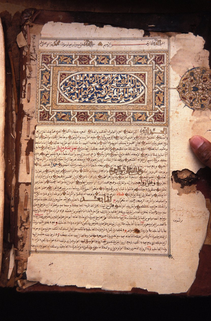 Old koranic manuscripts, Chinguetti, Mauritanie بواسطة غير معروف