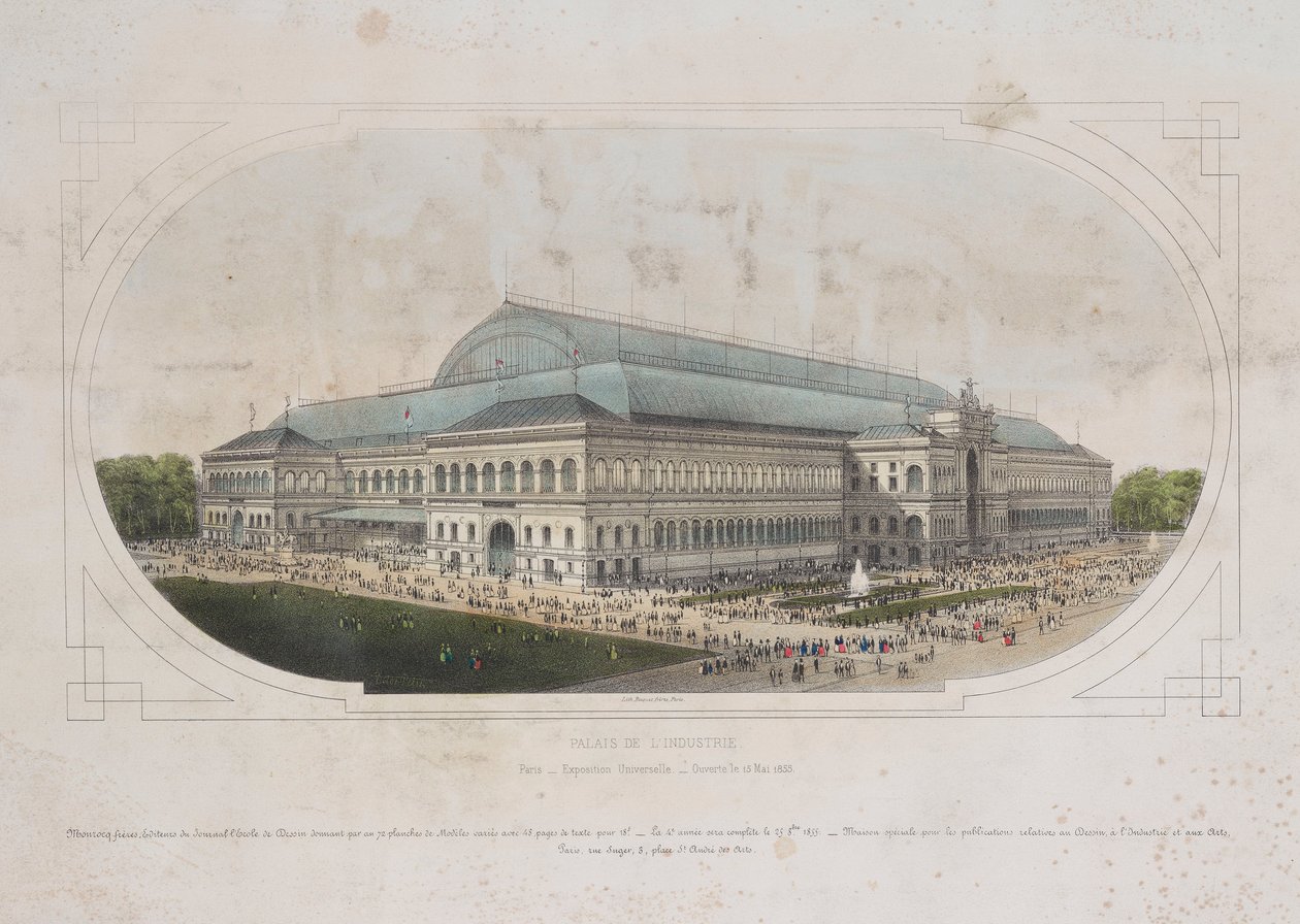 أخرى Palais de l'Industrie ، المعرض العالمي ، باريس بواسطة غير معروف