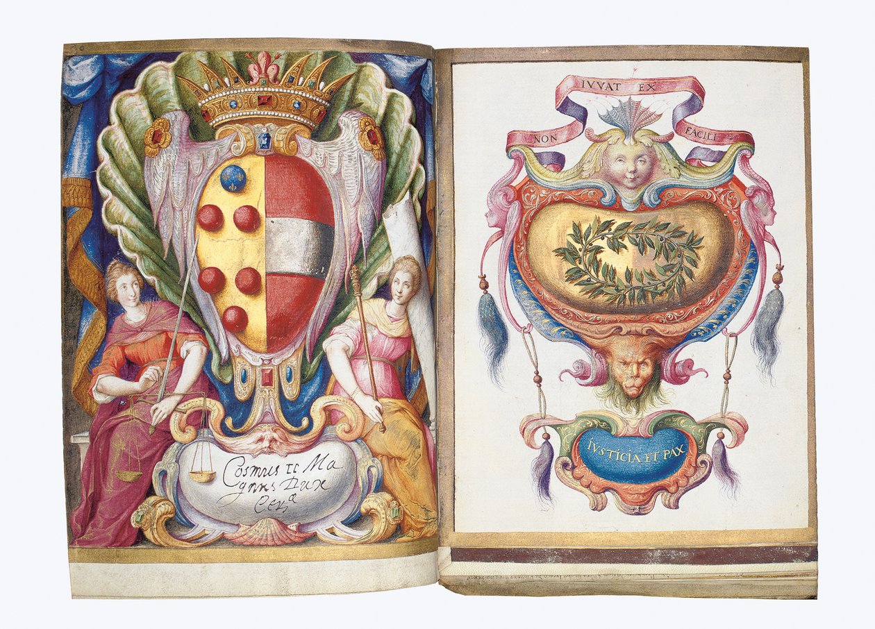 صفحات من ألبوم أميكوروم فيليب هاينهوفر ، 1596-1633 بواسطة غير معروف