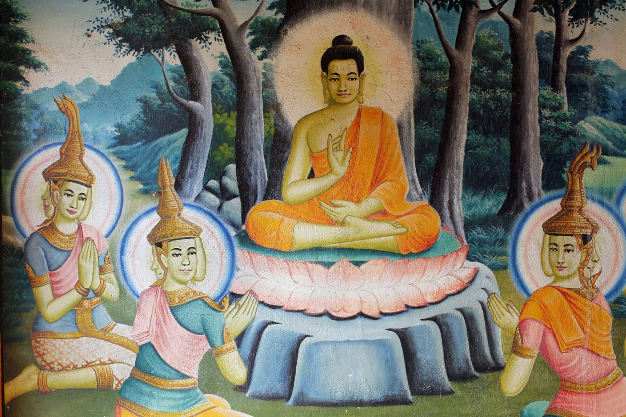Painting depicting Buddha
