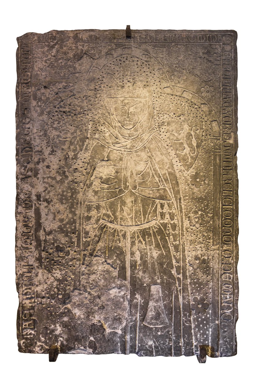 شاهدة بترونيل ، زوجة فارس ريلي دي ماريويل ، توفيت ج. 1280 (علامة مميزة) دير Cistercian في Royaumont (دير) 1228-1235 Asnieres-sur-Oise (Asnieres sur Oise) ، Val-d'Oise (Val d'Oise) بواسطة فنان غير معروف