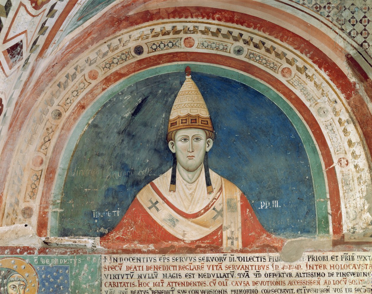 البابا إنوسنت الثالث (1160-1216) بواسطة غير معروف