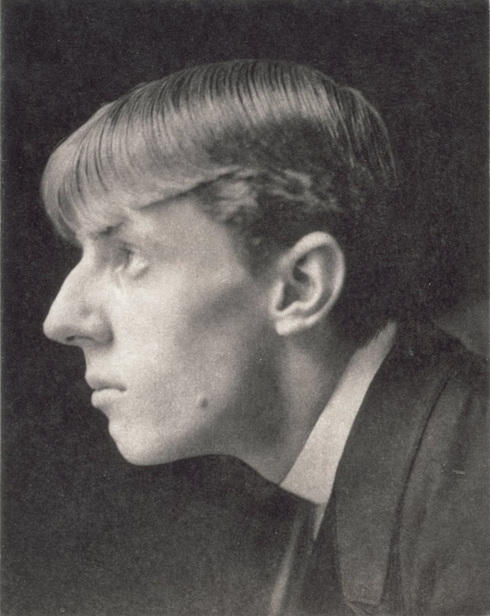 صورة لأوبري بيردسلي (1872-98) بواسطة فريدريك إيفانز (1853-1943) (صورة بني داكن) بواسطة غير معروف