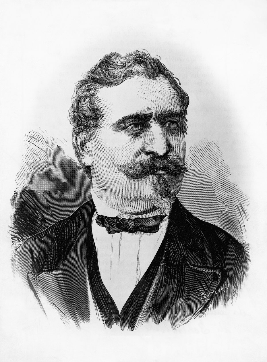 صورة جيوفاني براتي (1815-1884) ، شاعر وسياسي إيطالي ، نقش بواسطة Centenari بعد تصوير ميشيل شيمبوتشي (نشط حوالي 1856-1906) بواسطة فنان غير معروف