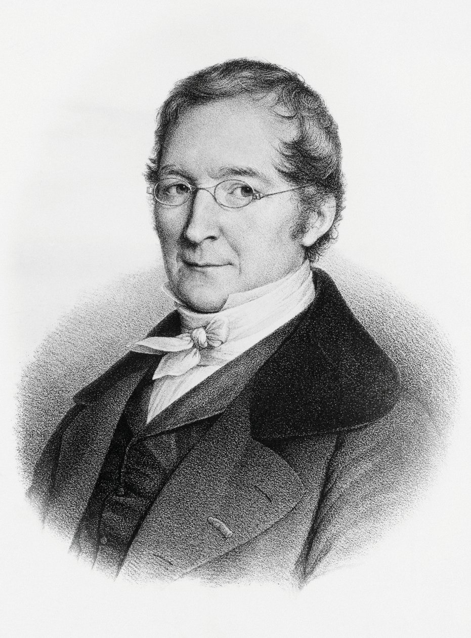 صورة لجوزيف لويس جاي لوساك (1778-1850) ، الكيميائي والفيزيائي الفرنسي ، نقش بواسطة فنان غير معروف