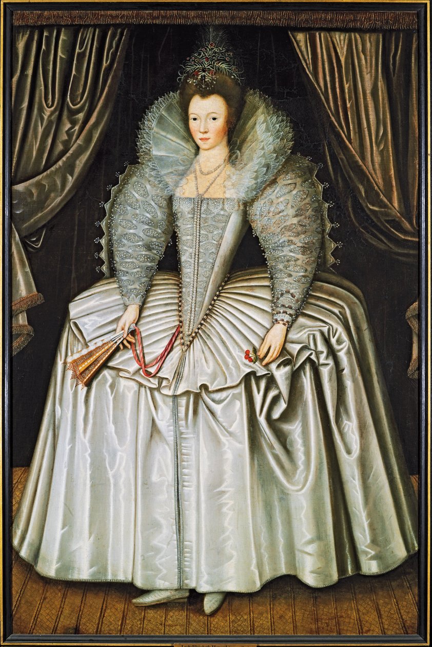 صورة لسيدة ، تعرف باسم إليزابيث هوارد ، c.1595-1605 بواسطة غير معروف