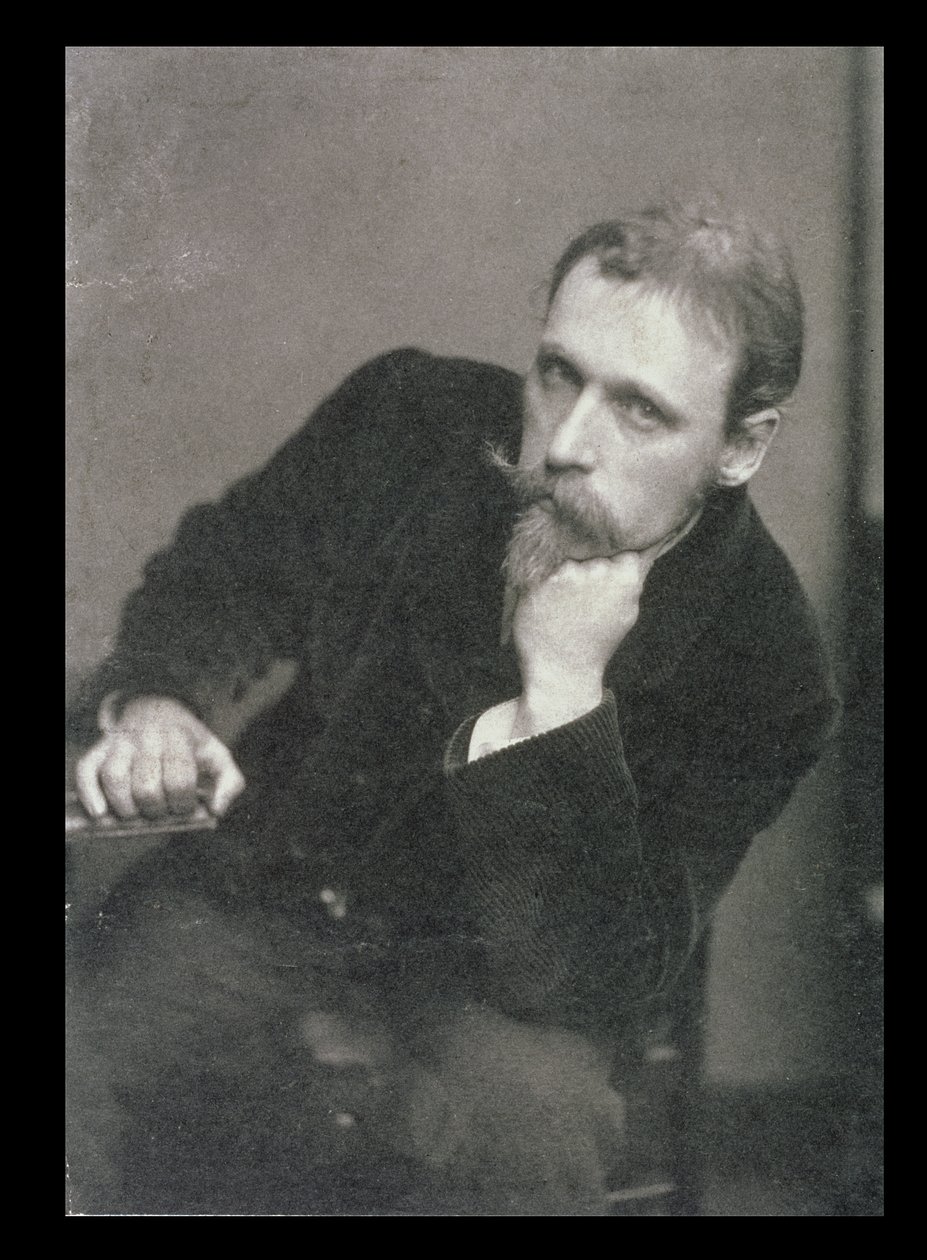 صورة شخصية لوالتر كرين (1845-1915) بواسطة فريدريك هولير (1837-1933) 1886 (صورة b / w) بواسطة غير معروف