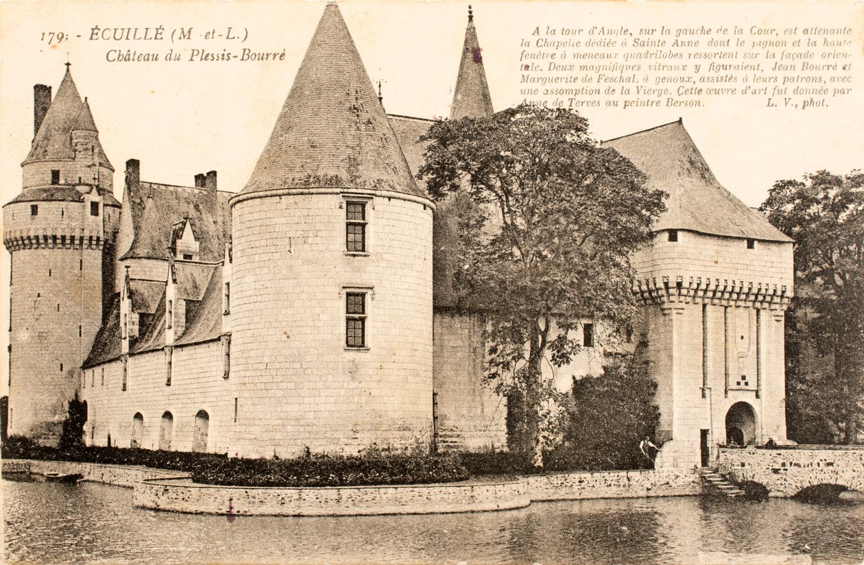 بطاقة بريدية / Chateau de Plessis Bourre / Ecuador / Maine et Loire / Pays de Loire / France بواسطة فنان غير معروف