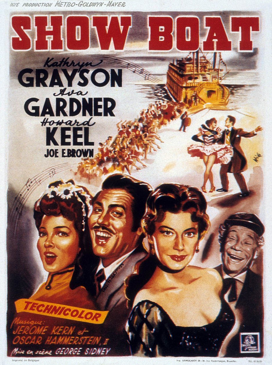 ملصق لـ "Show Boat" (لون ليثو) بواسطة غير معروف