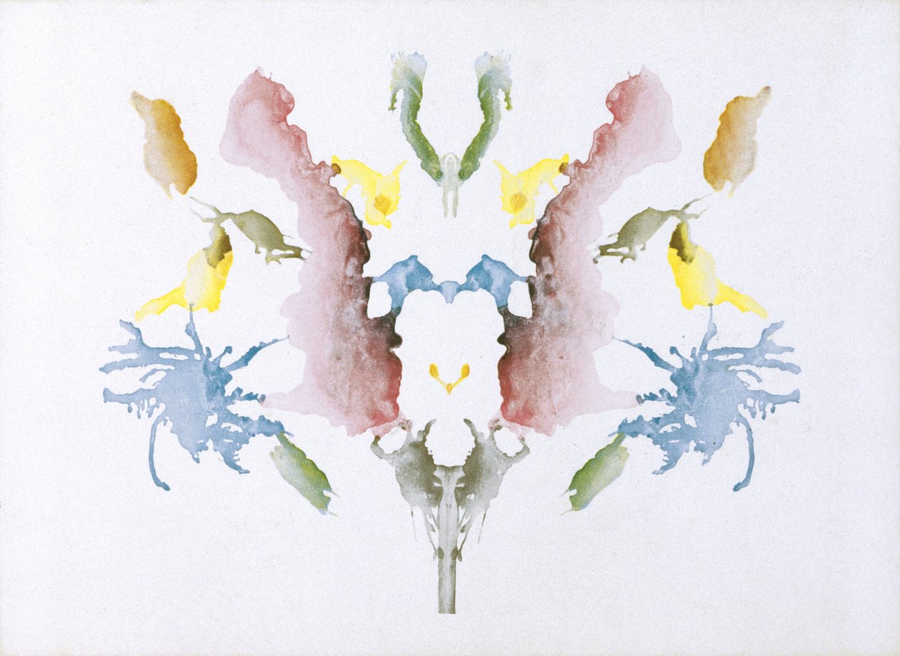 الاختبارات النفسية اختبار Rorschach inkblot بواسطة غير معروف