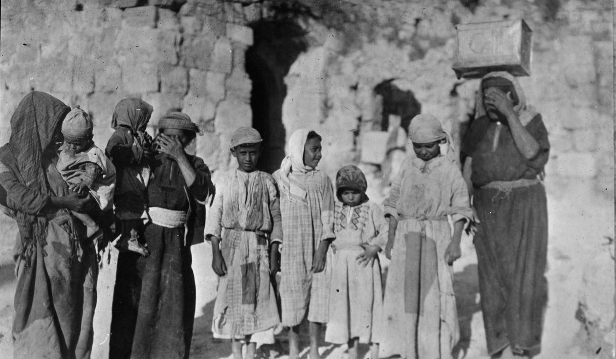 اللاجئون، فلسطين بواسطة فنان غير معروف
